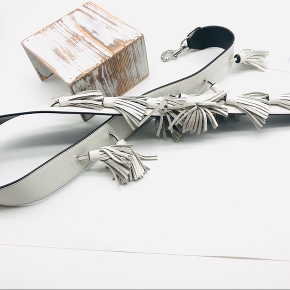 Rebecca Minkoff Optic White Sofia Guitar or Bag Strap - Picture 3 of 5